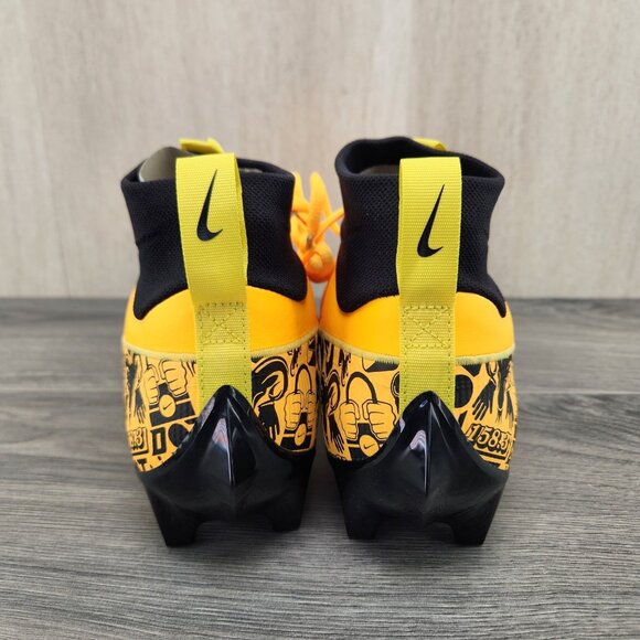 Nike Vapor Edge Pro 360 2 NRG Size 10.5 Mens Laser Orange Black Football Cleats - Picture 13 of 15